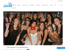 Tablet Screenshot of milesofsmilesphotobooths.com